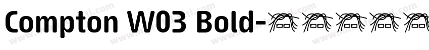 Compton W03 Bold字体转换